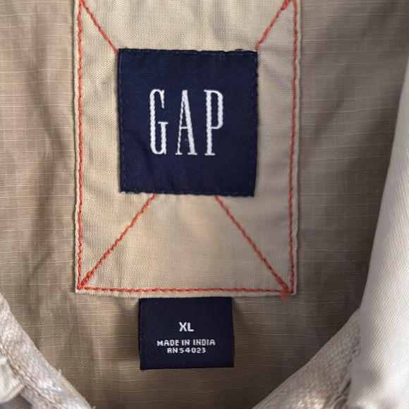 GAP rain coat full zip short size XL - Picture 2 of 12